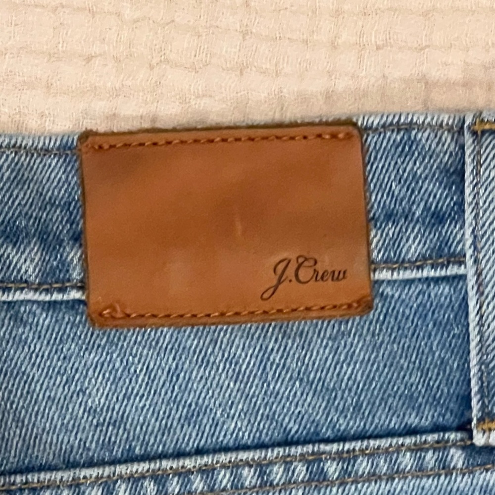 J CREW Jeans Womens Slouchy Boyfriend High Rise Medium Wash 100% Cotton Size 31 - Picture 4 of 14